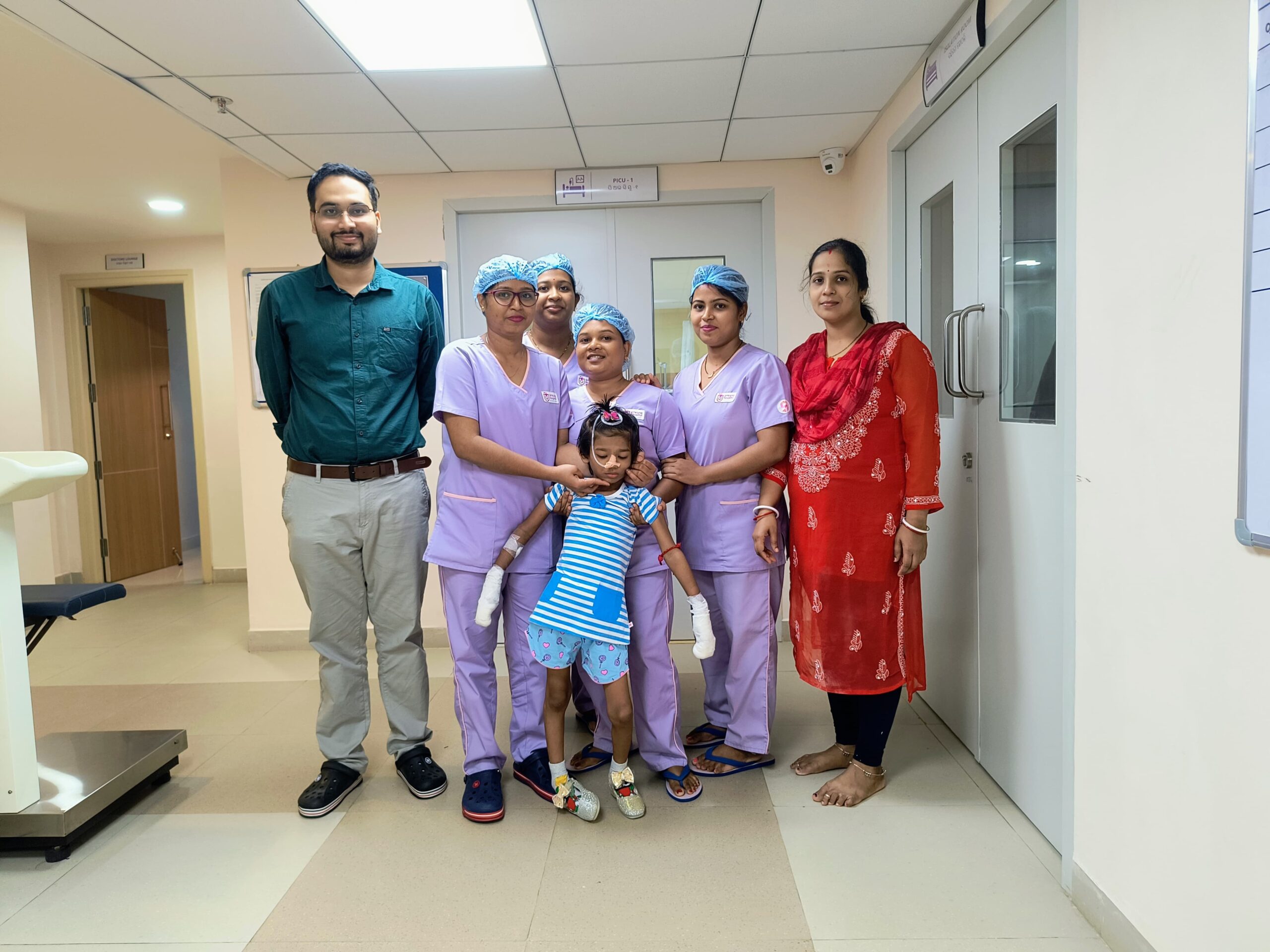 The little warrior went through 7days ventilation,